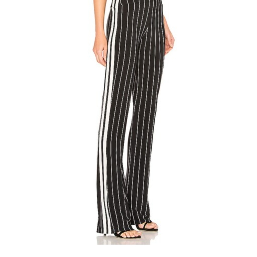 Norma Kamali side striped pants